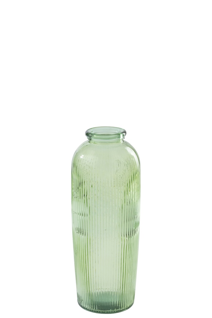 [62655] Floor Vase Striped Glass Light