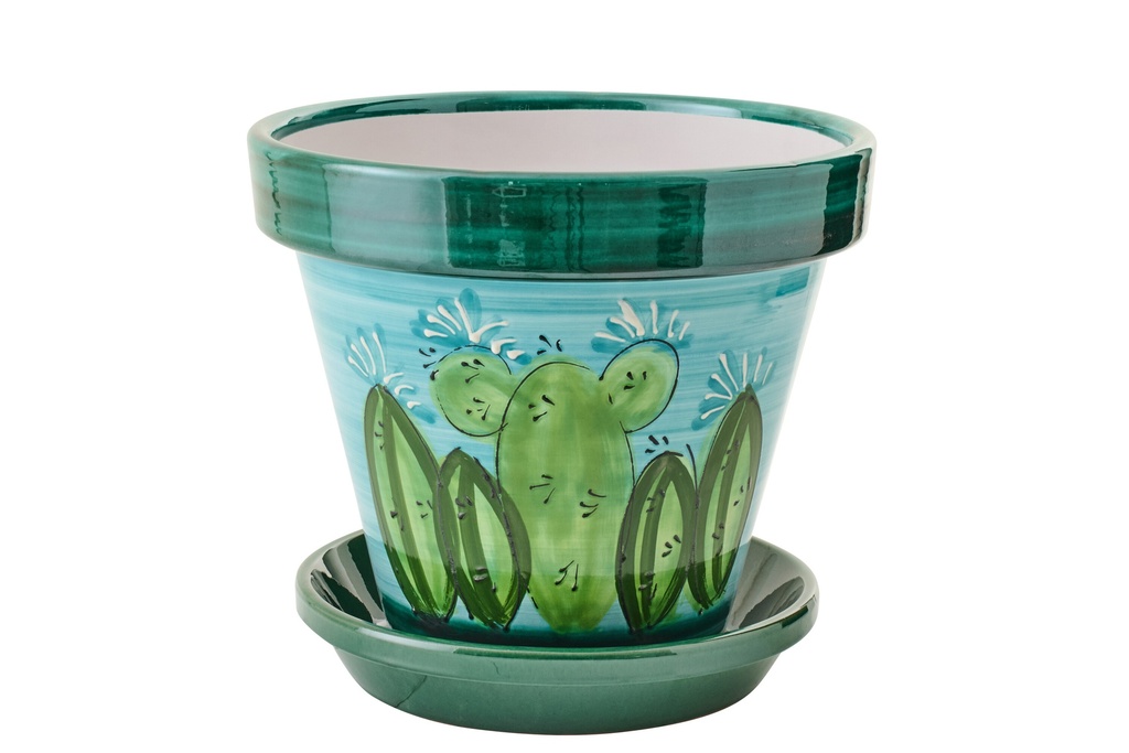 [62644] Flowerpot Ceramic Multi Large