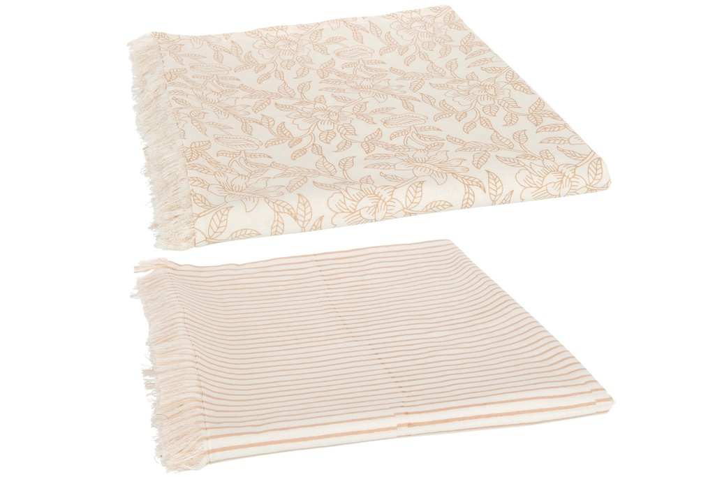 [34456] Tafelkleed Indi Textiel Taupe Assortiment