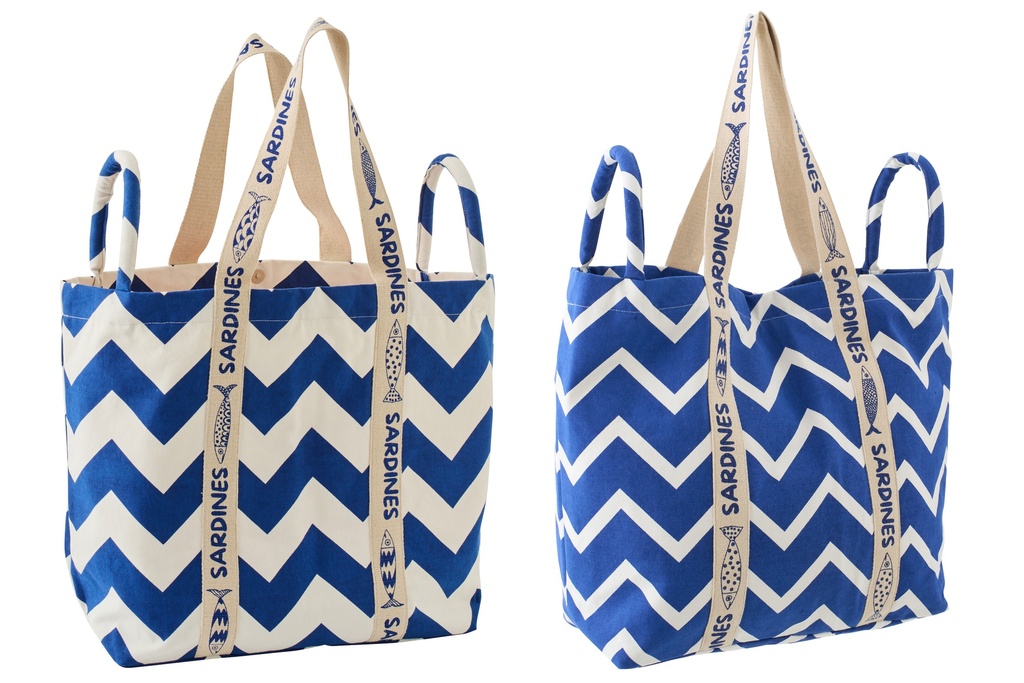 [61433] Beach Bag Ola Amor Cotton