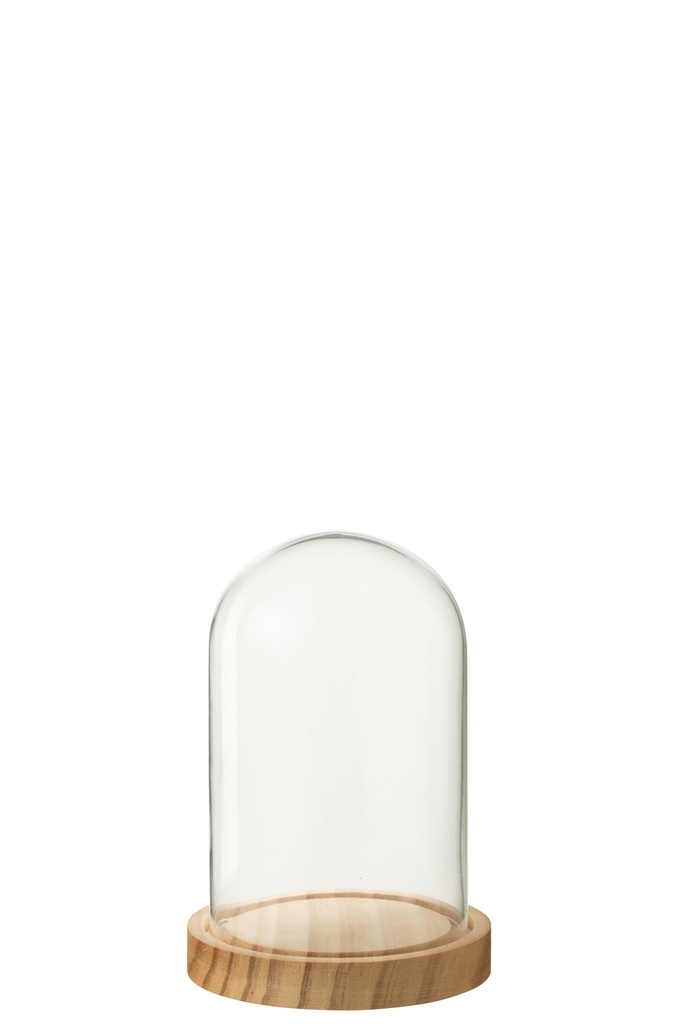 [56492] Decorative Bell Jar Glass Natural