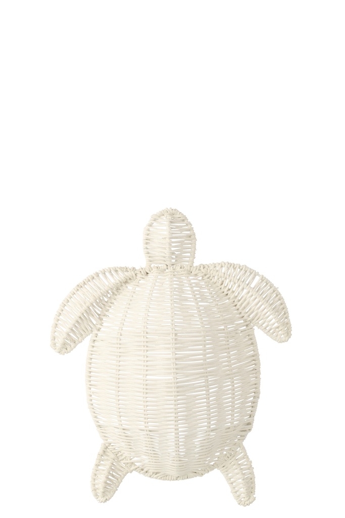 [62385] Wall Decoration Turtle Iron Off-White