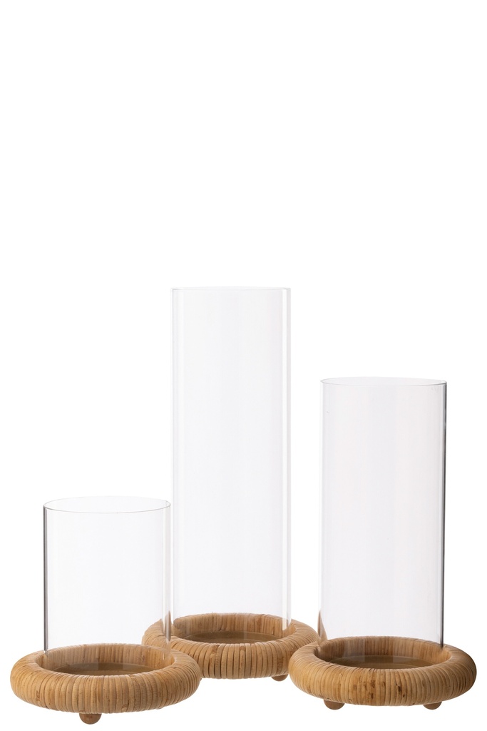 [62250] Set Of 3 Candle Holder On