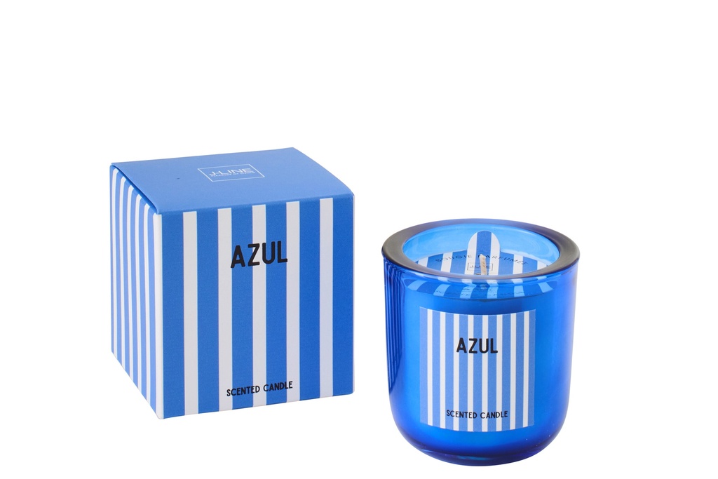 Scented Candle Azul Wax Blue
