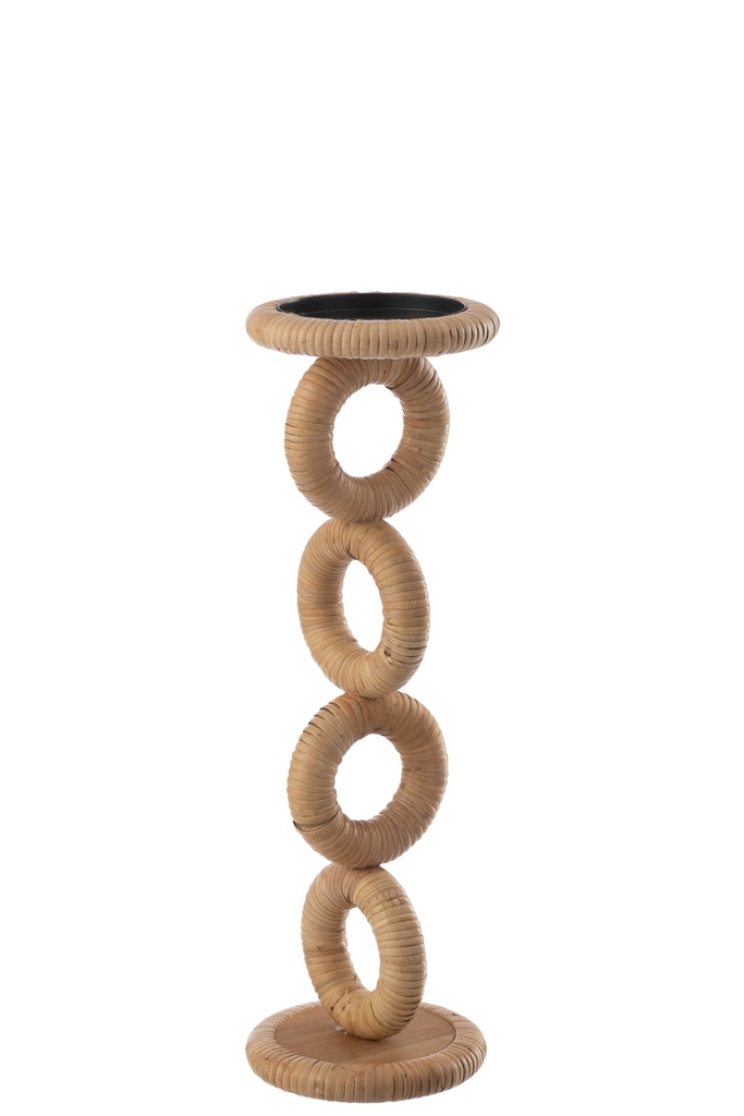 Candle Holder Ring MDF Natural