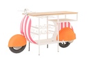 Bar Cabinet Scoot Striped Iron