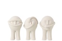 Figurine Bollie Resin Light Grey