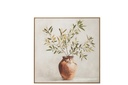 Painting Olive Branch Acrylic Multicolored