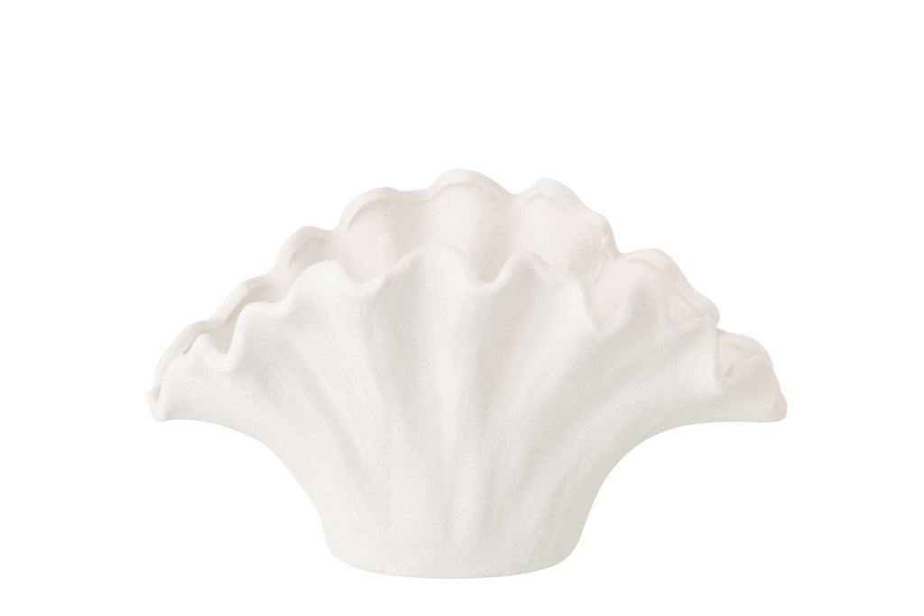 Vase Flower Porcelain White Small