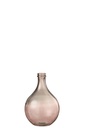 Vase Lissabon Verre Saumon Petit