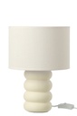 Table Lamp EVA Linen White