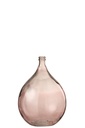 Vase Lissabon Glass Salmon Large