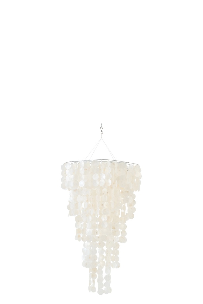 Hanger Capiz White Small