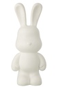 Rabbit Eddy Polyresin White Large