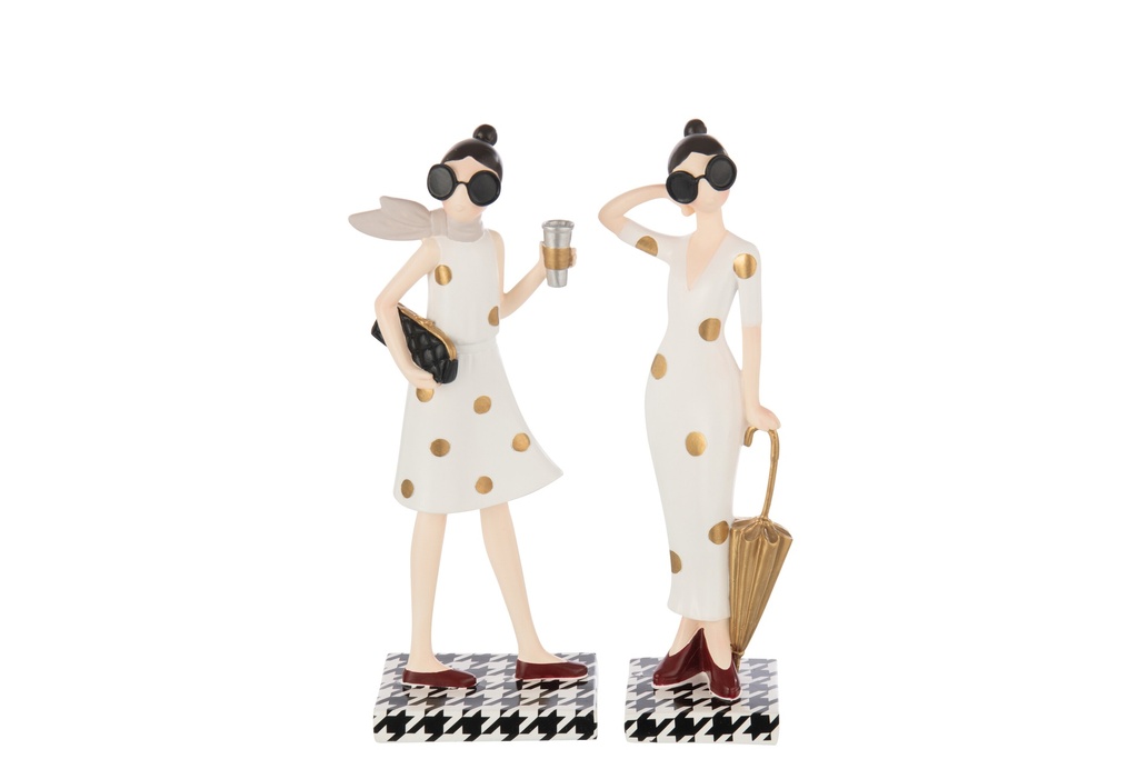 Lady Pied-De-Poule Limepowder Multicolored Assortment