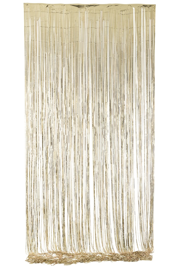 Curtain Fringes Vinyl Gold Colored