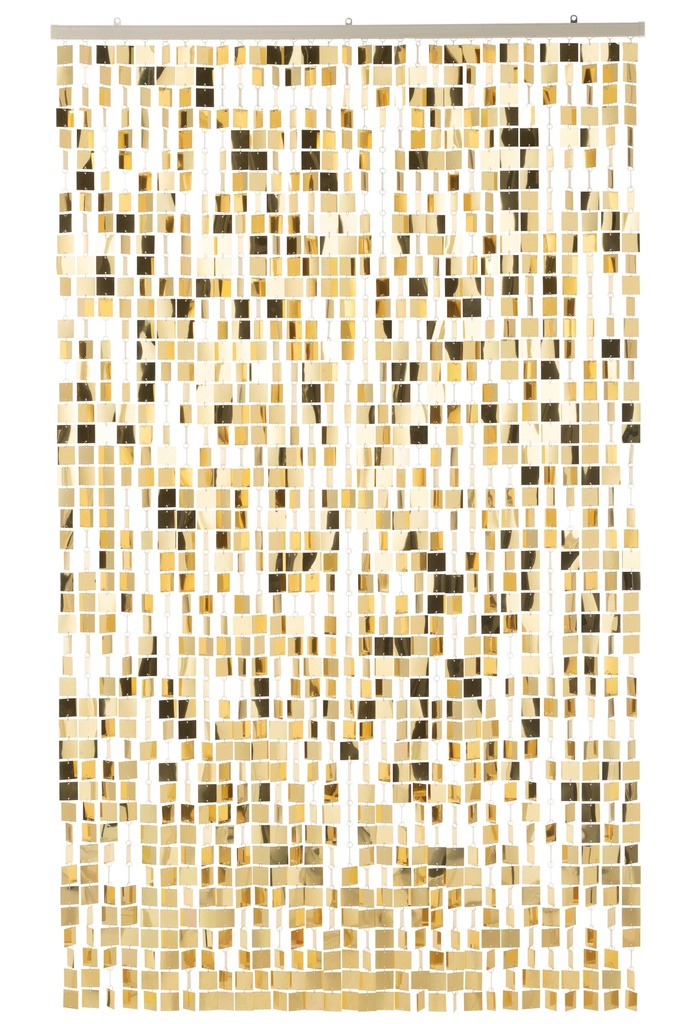 Curtain Square PVC Gold Colored