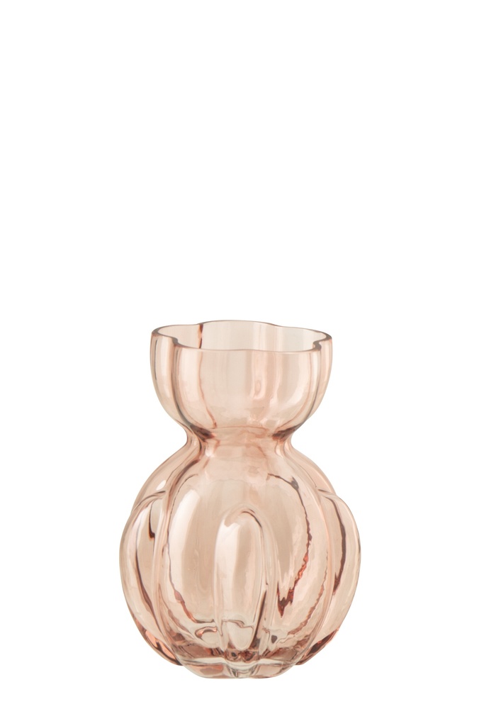 Vase Hubert Glass Salmon Pink