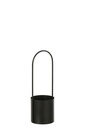 Flowerpot Iron Black Small