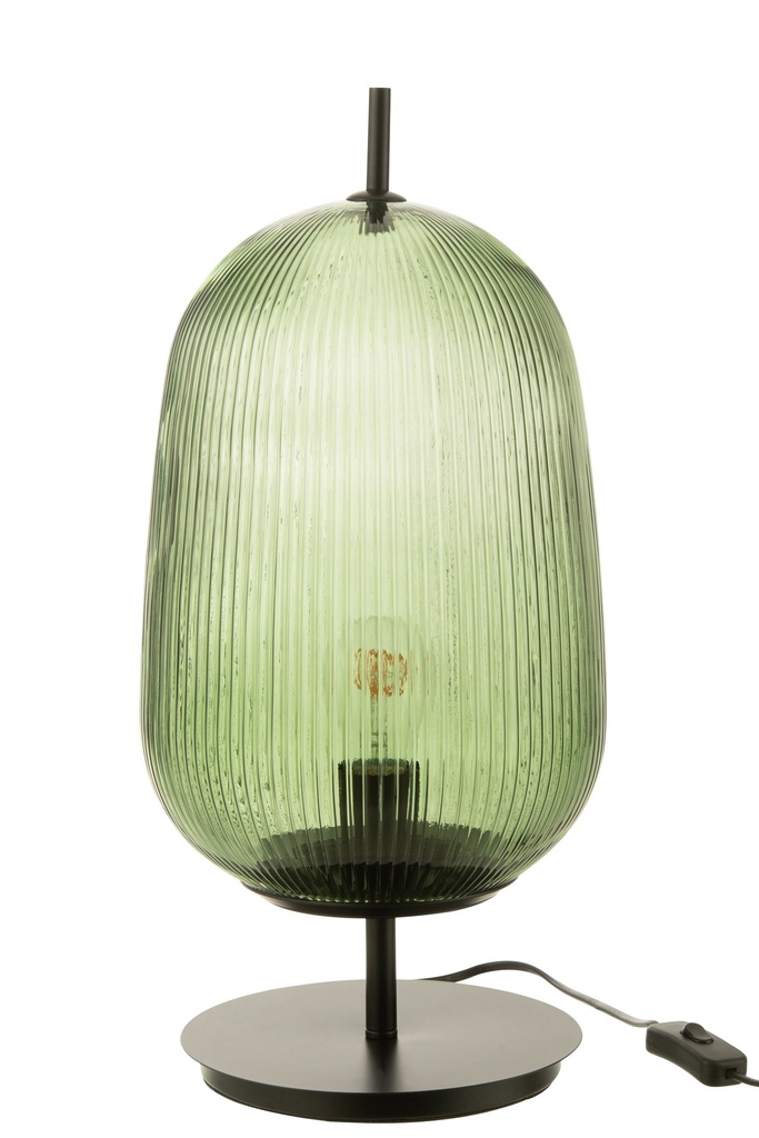[31638] Table Lampe Oasis Glass Green