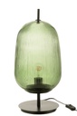 Lampe de table Oasis en verre vert