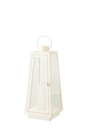Lantern + Candle Led Glass
