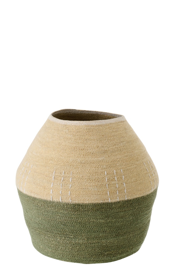 Basket Seagrass Natural/Olive
