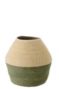 Basket Seagrass Natural/Olive
