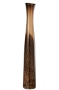 Vase Cylinder Glass Dark Brown