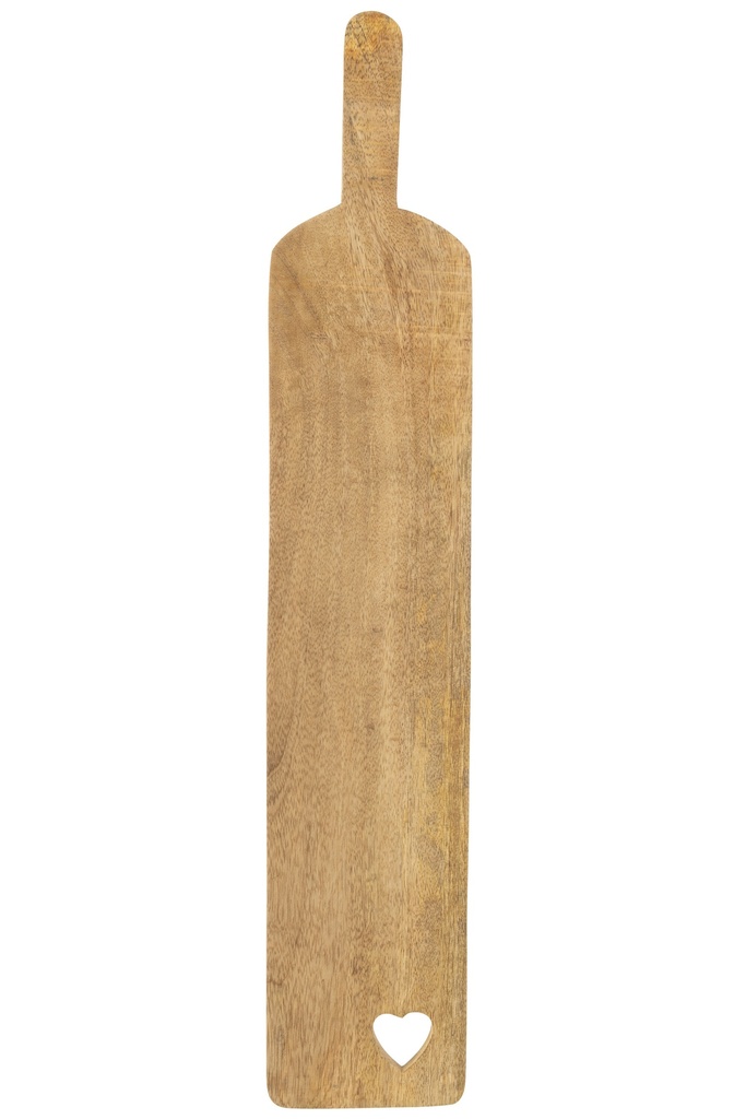 Cutting Board Rectangle Heart Mango