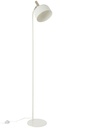 Lampe sur pied inclinable en métal blanc/doré