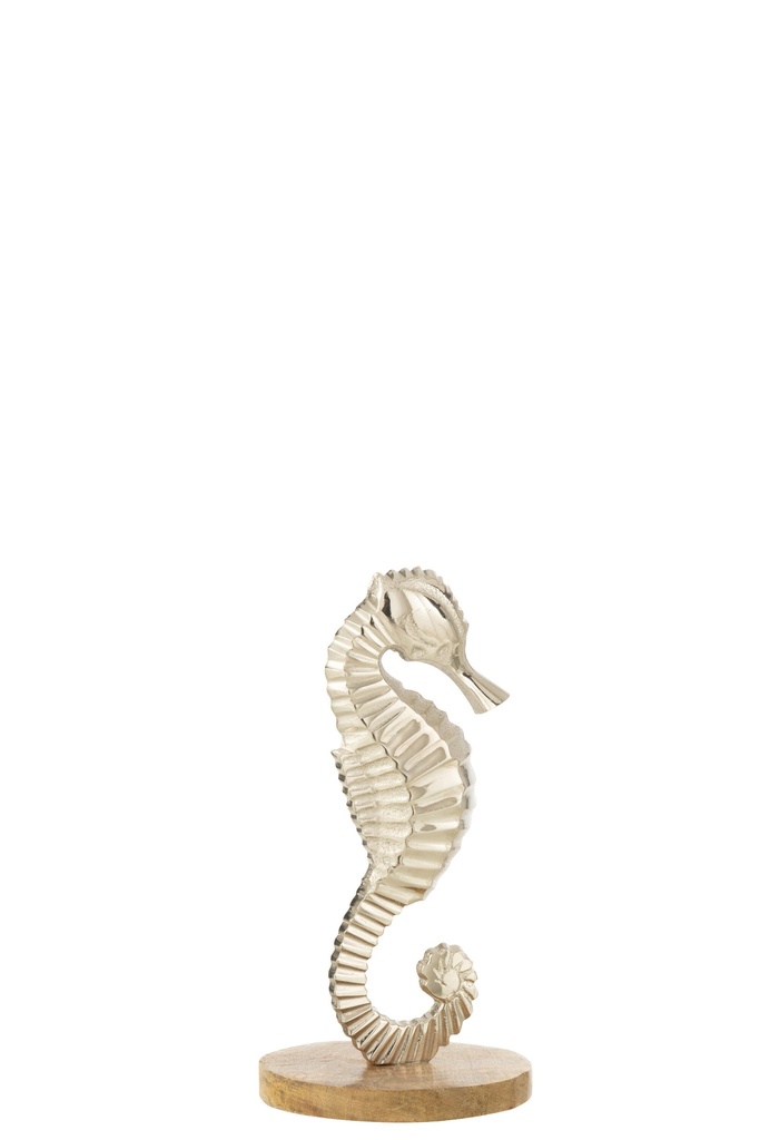 [40197] Hippocampe sur socle en aluminium