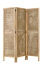 Folding Screen With Cane Panels
