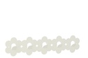 Coat Rack Flower Iron White