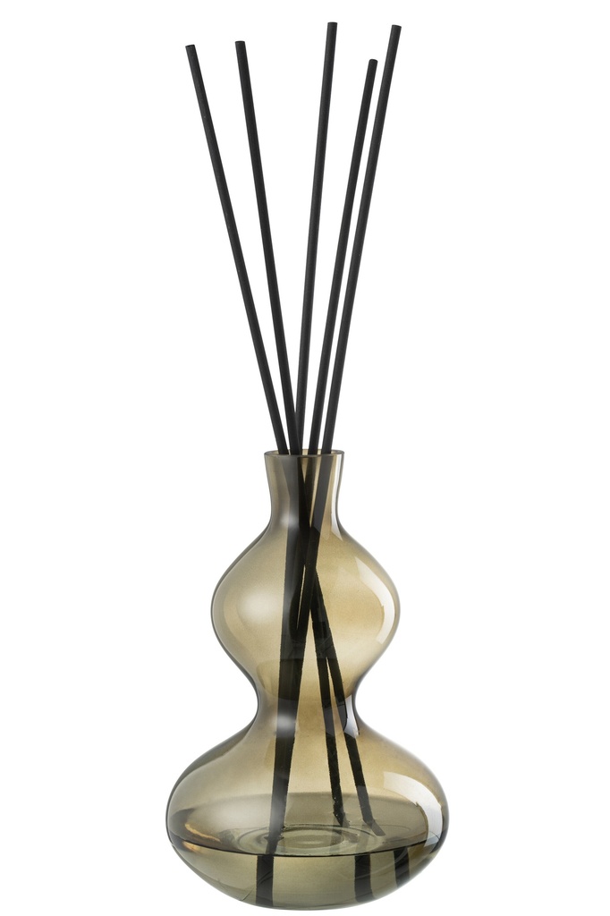 [45531] Huile parfumée Olive et Encens Verre Vert