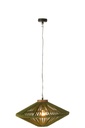 Hanging Lamp Ovni Iron/Jute Green