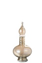 Vase+Cap Phial Deco Joey Glass