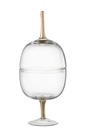 Storage Jar On Foot Glass