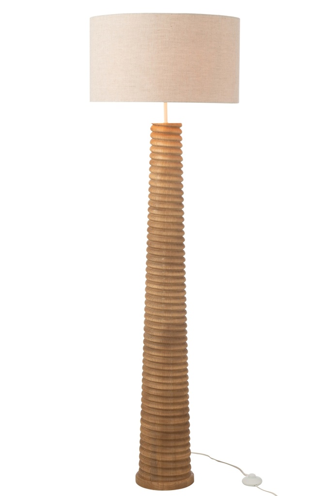 [49426] Lampadaire fileté en bois d'ailante