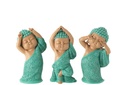 Assortiment de résines amusantes Monk Azure