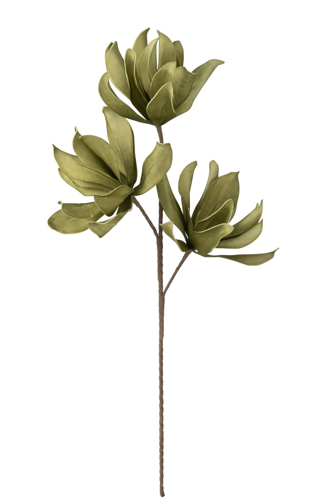 [51667] Branche de fleurs 3 têtes EVA