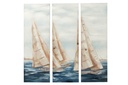 Lot de 3 peintures Vog acrylique/toile