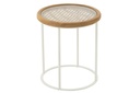 Table d'appoint Mati en bois de sapin/fer