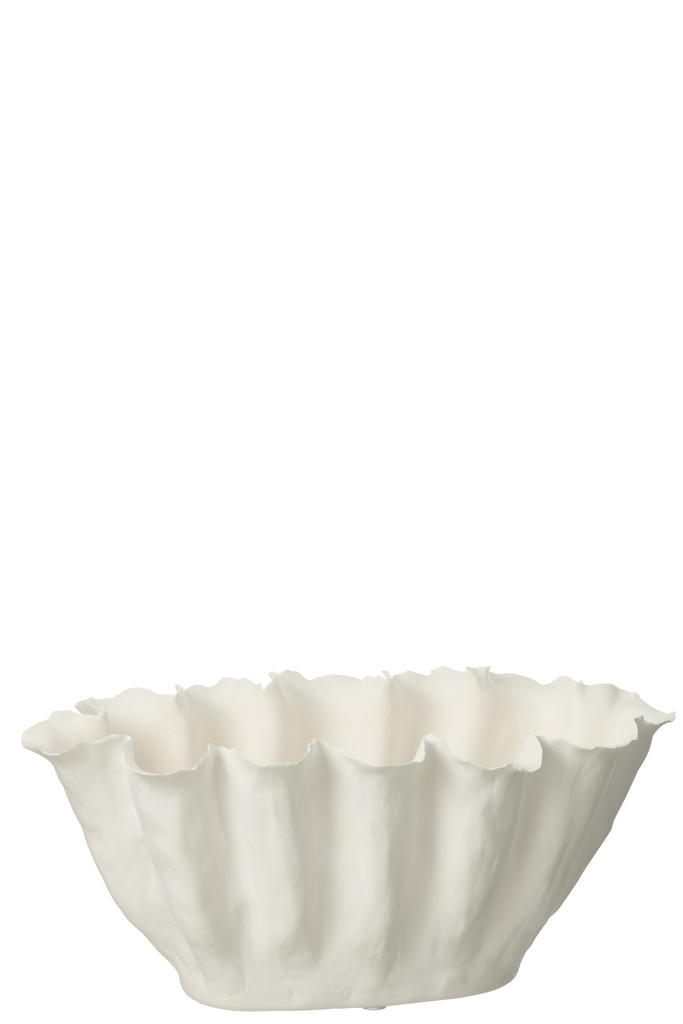 Vase Calyx Céramique Blanc Petit