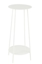 Flower Stand Two Metal White
