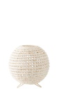 Table Lamp Round Braided Metal
