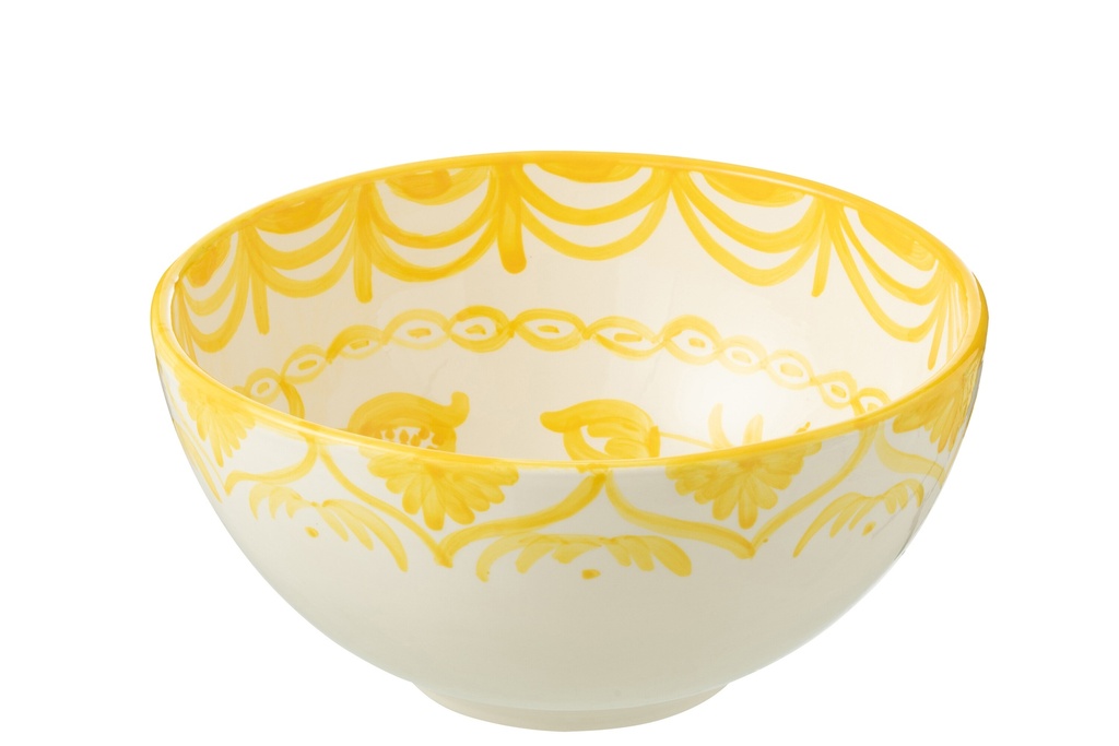 Bol Granada High Ceramic Blanc/Jaune