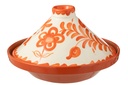 Tajine Granada Céramique Blanc/Orange